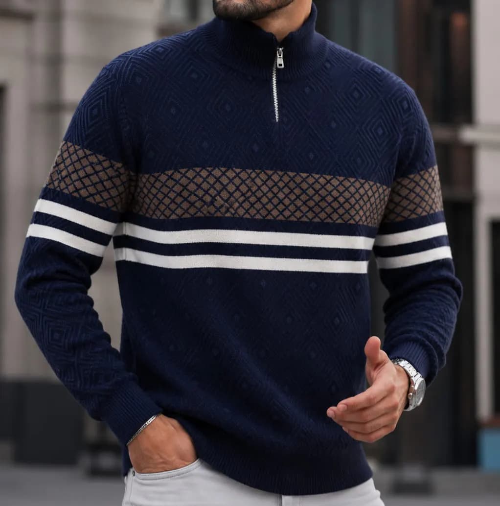 Patterned Blue