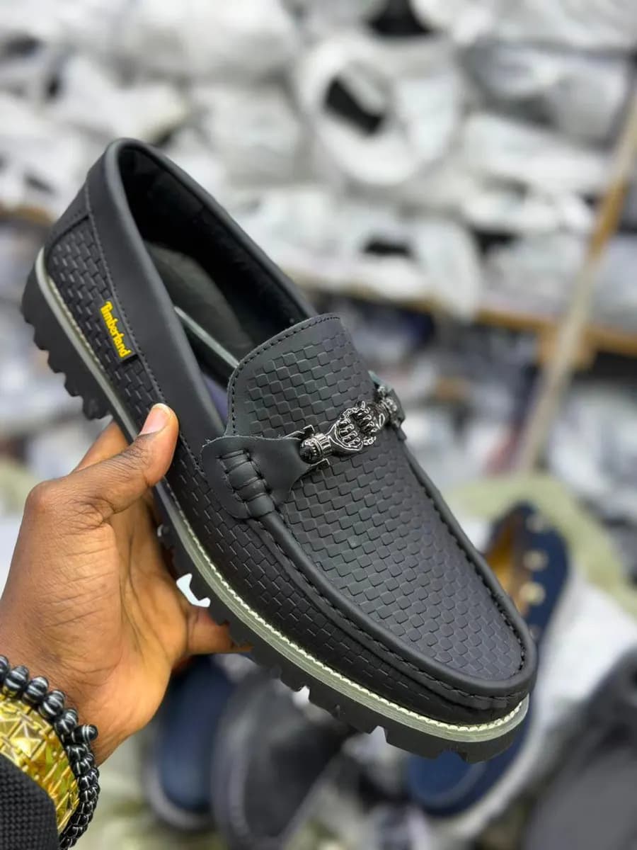 Timberland Woven Loafer in Woven Black