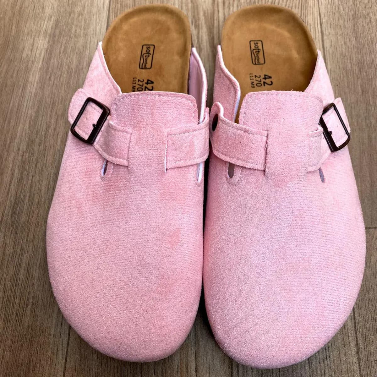 Buckle Sandal in Pink