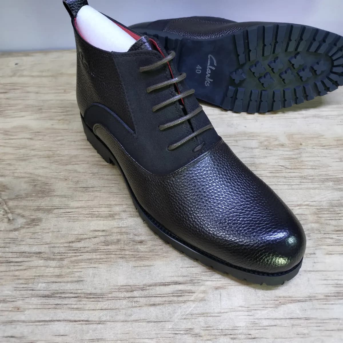 Clarks Official Boots in Black